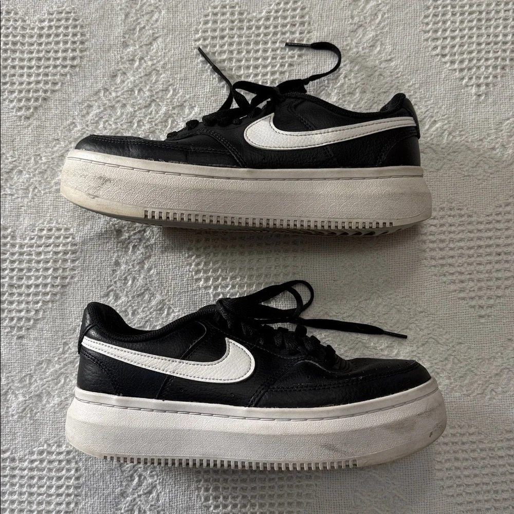 Nike Court Vision Alta Leather Platform Sneakers (8.5)